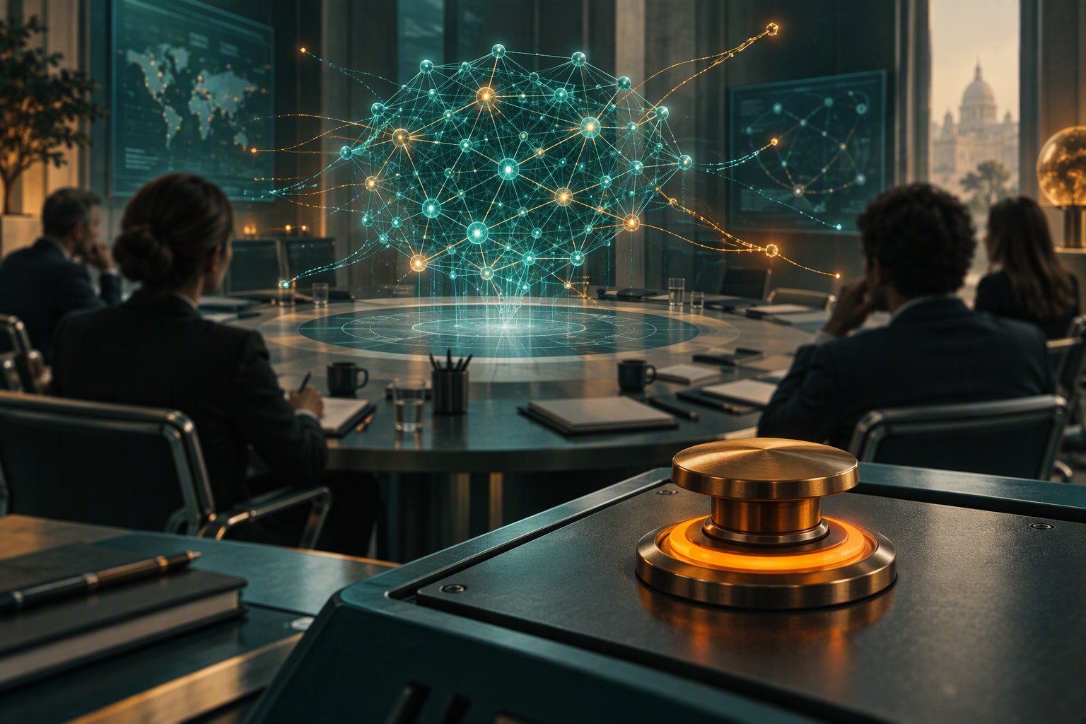 Illustrazione di copertina: Perdita di controllo dei modelli di IA avanzati: gli strumenti dell'AI Act dopo la riunione straordinaria del gruppo di esperti scientifici